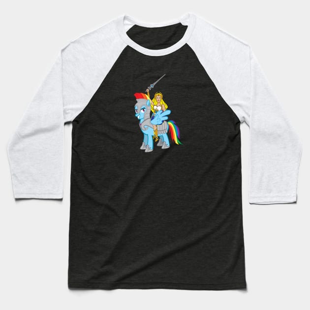 My Little She-Ra Baseball T-Shirt by miniBOB